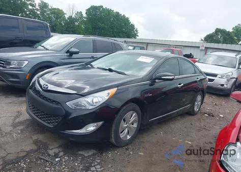 2014 Hyundai Sonata Hybrid z USA, uszkodzony, nr VIN KMHEC4A45EA114823